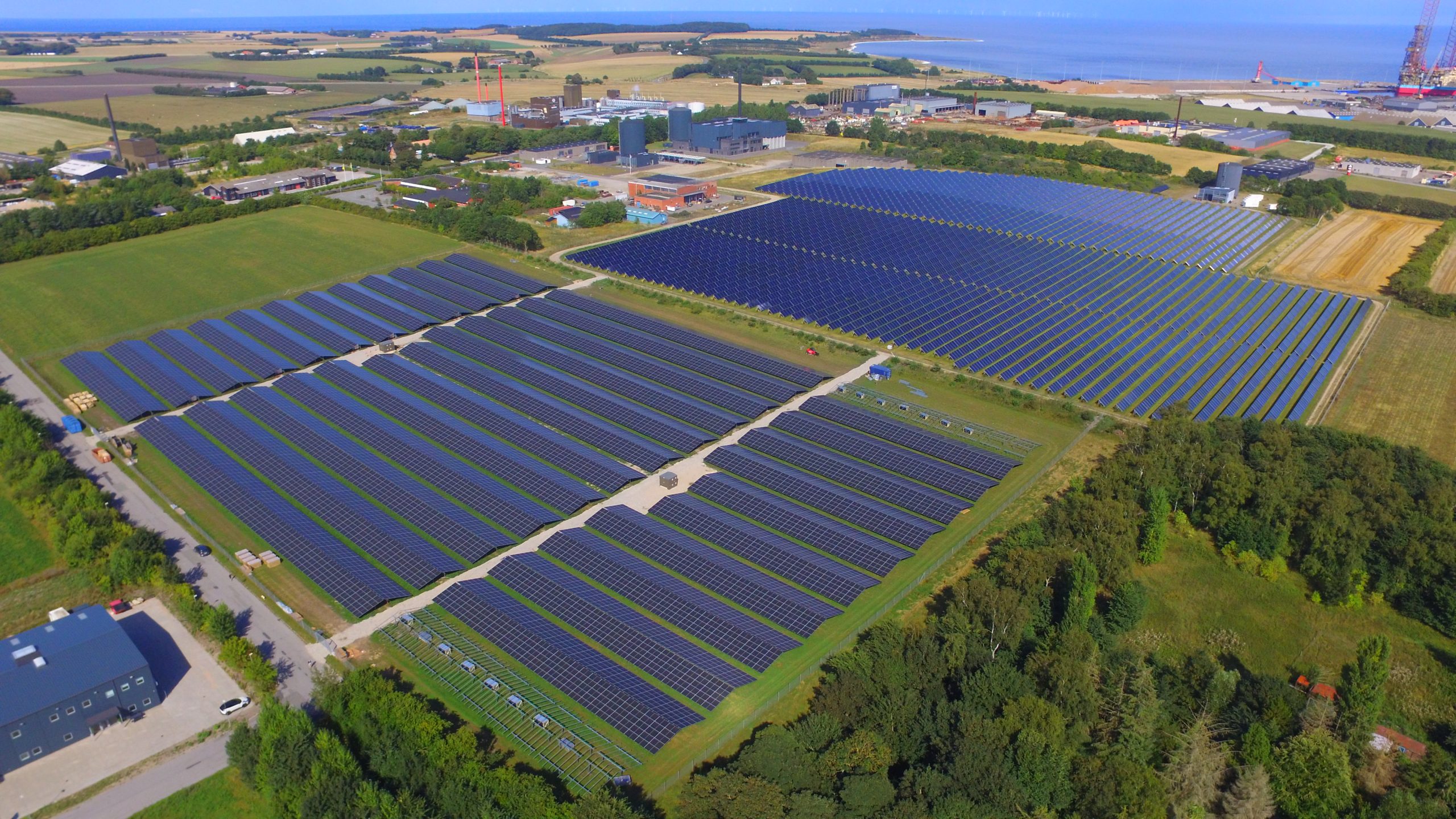 Grenaa Varmeværk - solceller