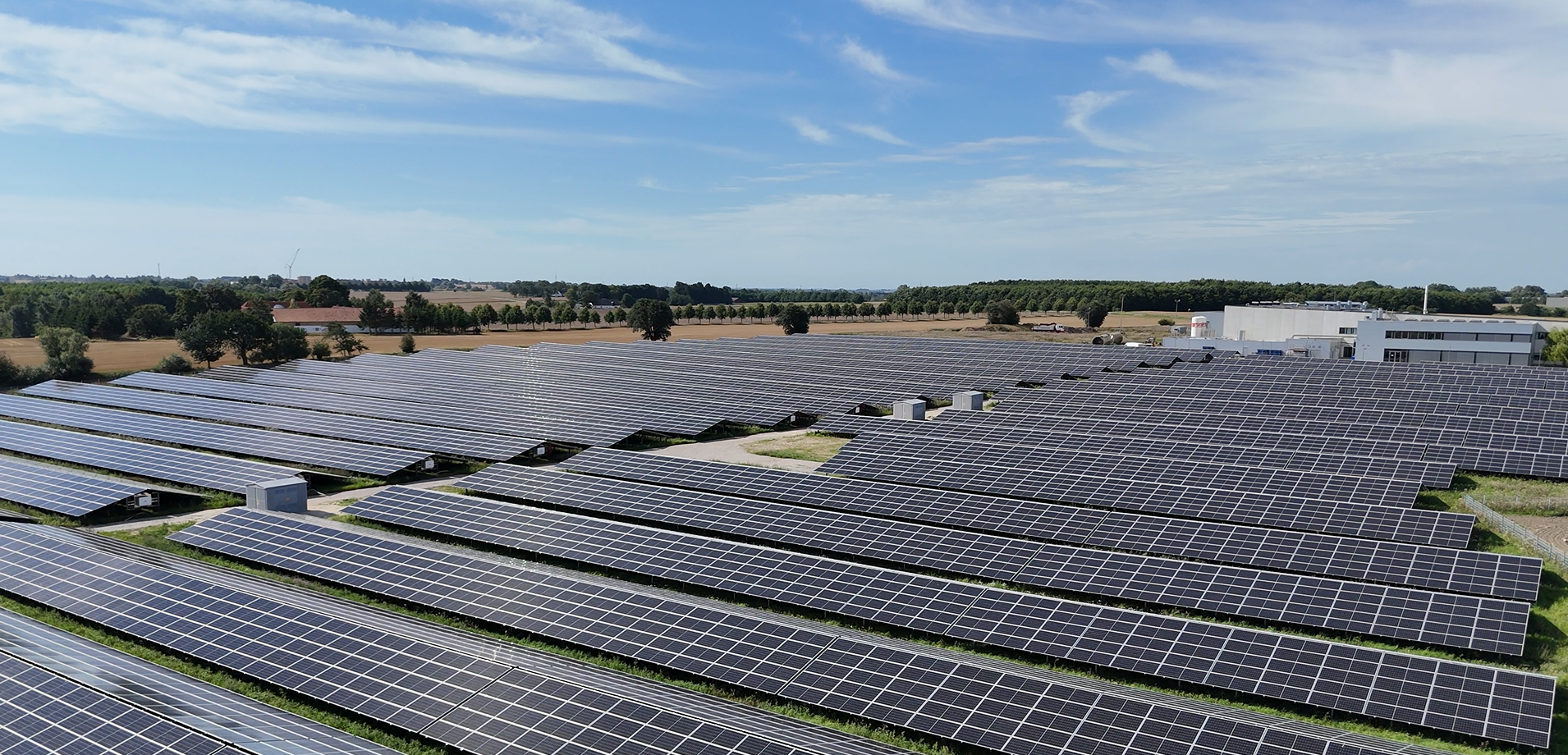 10 MW solcellepark ved Topsil GlobalWafers A/S